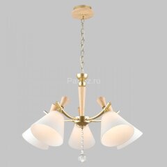 Подвесная люстра Imex MD.6132-5-P-GD+WOOD