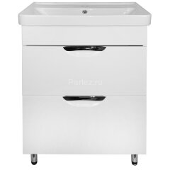 Комплект тумба Стиль- 60/2 Н &quot;Соло&quot; (600х880х480) напольная с раковиной Monte 60 (CS00070755)