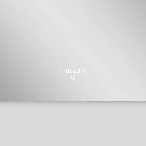 Зеркало AZARIO Lorna 1000х700 с подсветкой, сенсорный выключатель с функцией диммера, часы (AZ-Z-030