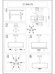 Потолочная люстра Newport 31309/PL