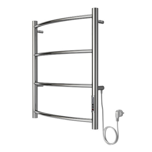 Полотенцесушитель электрический AZARIO VERONA 500/600 4 секции, диммер справа, хром (AZ04856)