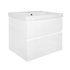 Комплект тумба Azario Мила 60 600х670х475 подвесная, с раковиной Tempo 60 (CS00091362)