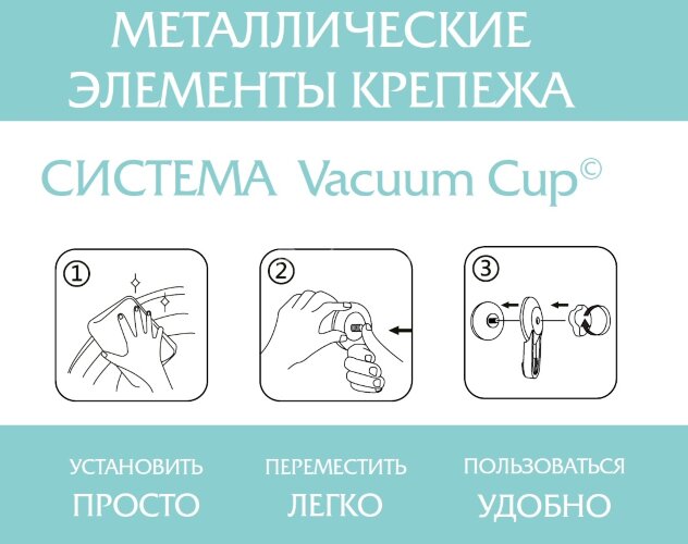 Косметическое зеркало Fixsen Grampus, Белый (GR-7421)