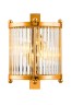 Бра Crystal Lux TADEO AP2 GOLD/TRANSPARENTE