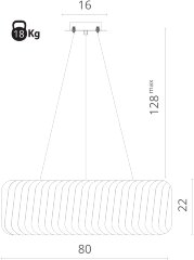 Подвесная люстра Divinare 7568/02 LM-12