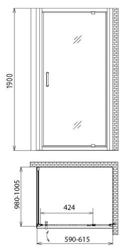 Душевой уголок Gemy Sunny Bay S28120-A100