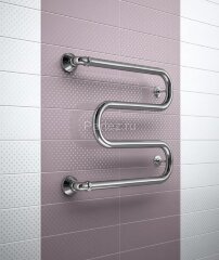 Полотенцесушитель водяной Маргроид М-образный 50х60 "Вид 37", хром