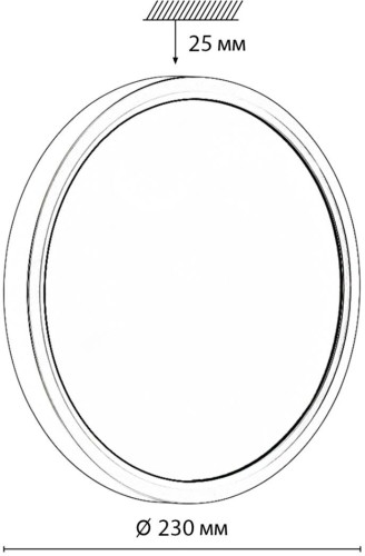 Настенно-потолочный светильник Sonex 7661/18L