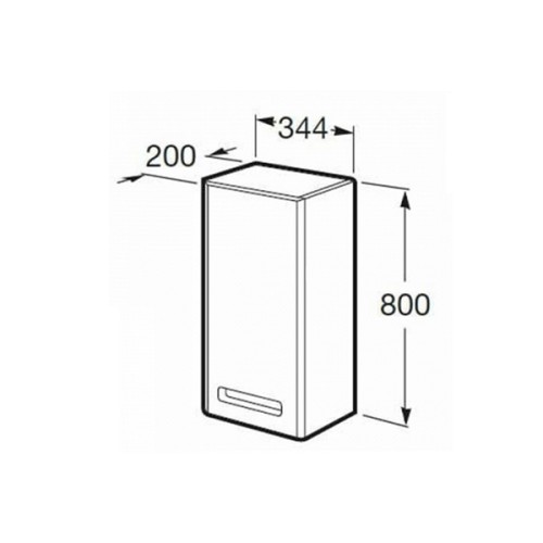 Х_THE GAP Шкафчик правый, белый (снято с производства)
