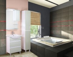 Зеркало-шкаф Onika ЭЛИТА 60.01 правосторонний, врезной LED-светильник, Олива (206022)