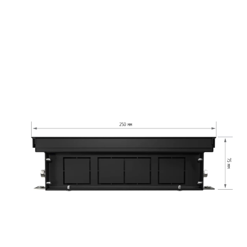 Конвектор внутрипольный Royal Thermo ATRIUM-75/250/800-DG-U-BL