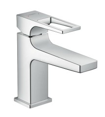 74500000 Metropol Смеситель для раковины 100, однорычажный, с рукояткой-петлей, со сливным клапаном