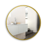 Зеркало Azario Monaco-GOLD d770 бесконтактный сенсор, золотая рамка (LED-00002766)