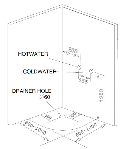 Душевая кабина Loranto CS-6690 G, 90х90х215, поддон 40 см