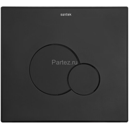 ПЭК унитаз с инсталляцией Santek Нео Rimless с сиденьем "Микролифт" и черной матовой клавишей смыва