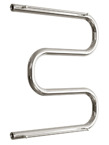 Полотенцесушитель водяной ДВИН M М-образный 60/60 c полкой, полированный (4627085940791)