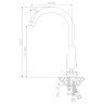 Смеситель Rossinka W35-24 для кухни