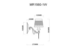 Бра MyFar MR1560-1W