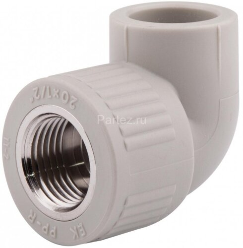 Угол комбинированный PPR-ВР D25х3/4" Ekoplastik