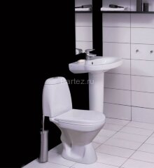 Унитаз-компакт Santek Римини напольный, белый (1.WH50.1.523)