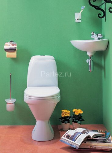 Унитаз-компакт Santek Римини напольный, белый (1.WH50.1.523)