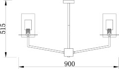 Потолочная люстра Freya FR5206PL-08FG