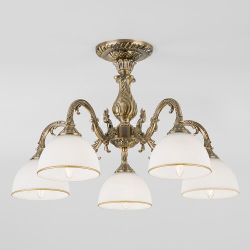 Потолочная люстра Eurosvet 60106/5 античная бронза