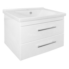 Комплект тумба Loranto Karina 70/2 700х450х550 подвесная с раковиной Миранда 70 (CS00086521)