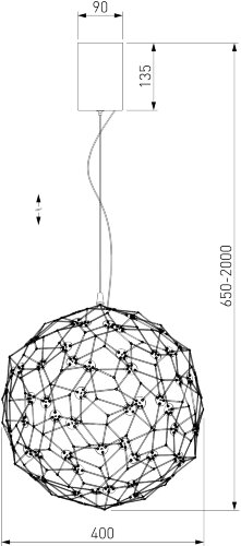 Подвесной светильник Bogate's 451/1