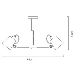 Потолочная люстра Arte Lamp A7141PL-3WH