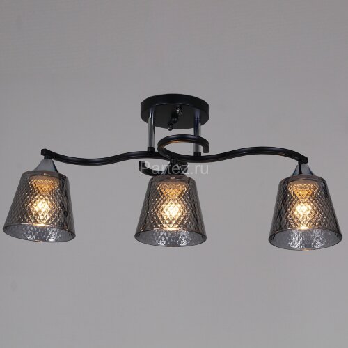 Потолочная люстра Reluce 06089-0.3-03 BK+CR