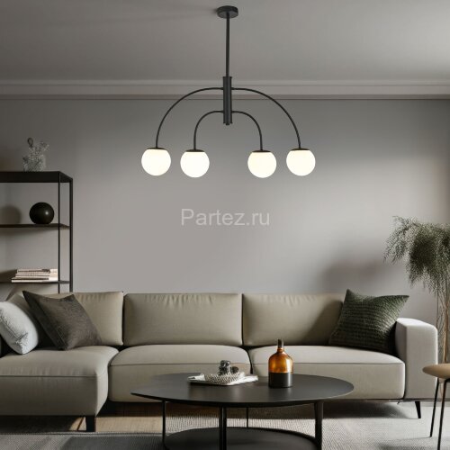 Потолочная люстра Eurosvet 30179/4 черный