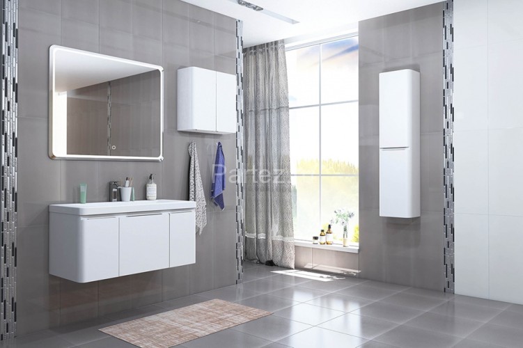 Шкаф подвесной AQUATON Шерилл двухстворчатый, белый (1A206603SH010)