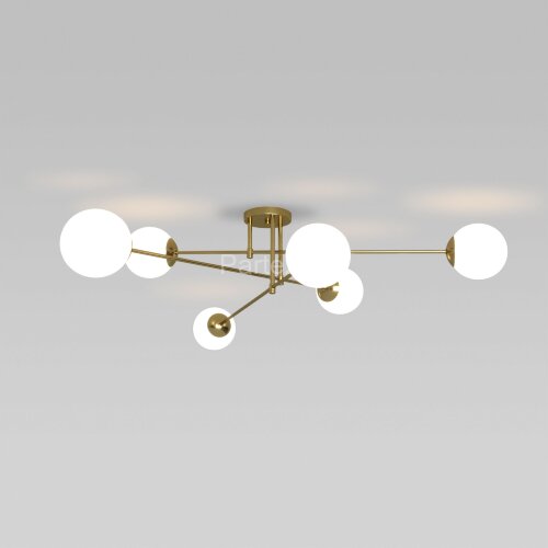 Потолочная люстра Eurosvet 30181/6 латунь