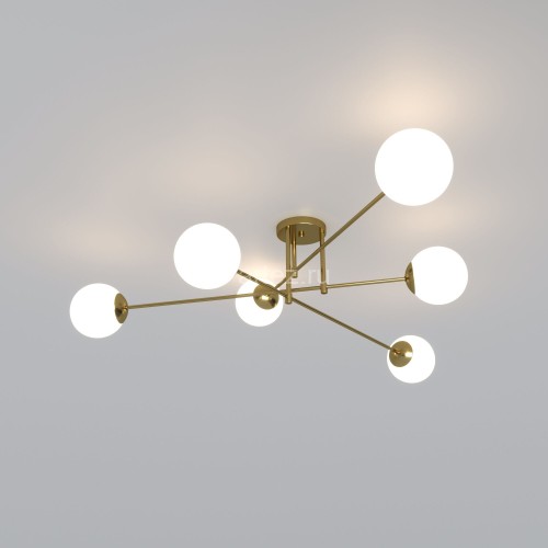 Потолочная люстра Eurosvet 30181/6 латунь