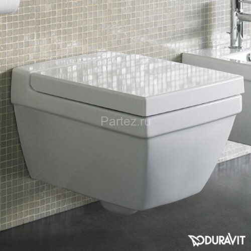 Унитаз подвесной Duravit 2nd Floor 370х540 с вертикальным смывом, белый (2220090000)