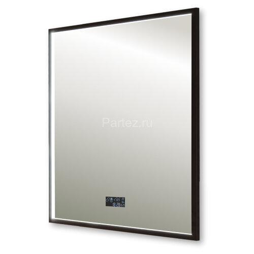 Зеркало AZARIO Эдисон - МЕТЕО 600х800 бесконтактный сенсор, погодный модуль (LED-00002807)
