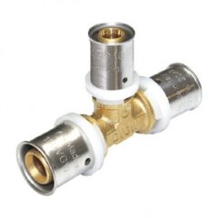 Тройник пресс переходной 16х20х16 VALTEC