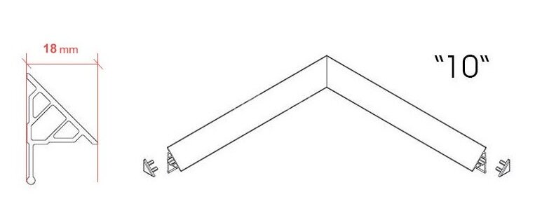 Декоративная планка Ravak 10/1100 белая (XB451100001)
