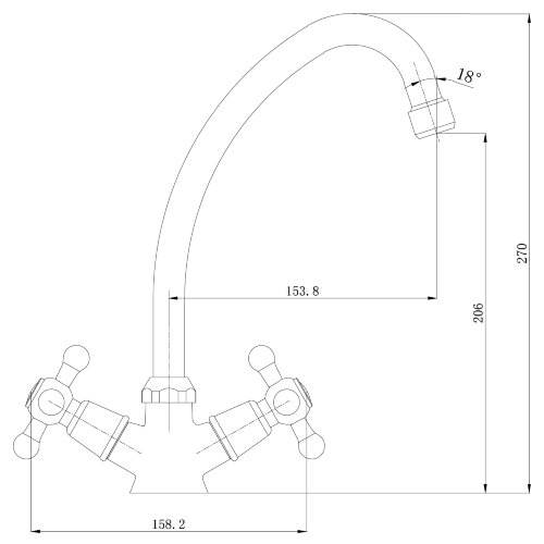 Смеситель Lemark Promotion LM6040C для кухни