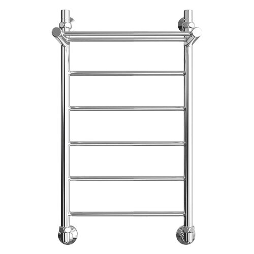 Полотенцесушитель водяной ДВИН FJ 80/40 с полкой 1"-1/2" К3 полированный (4627152138069)