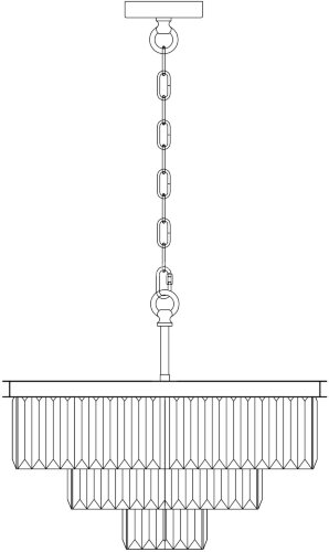 Подвесная люстра Maytoni MOD085PL-07CH