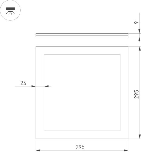 Светодиодная панель Arlight 043551