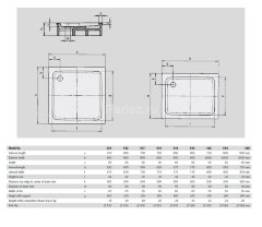 Поддон Kaldewei DUSCHPLAN Mod 542-1 800x800mm alpine white, easy cleaning finish (440500013001)