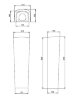 Пьедестал для раковины Santeri Орион белый (1.3600.8.S00.00B.0)
