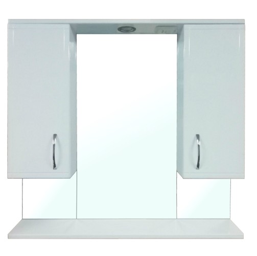 Зеркало-шкаф Loranto Best 85, 850×800×150 мм