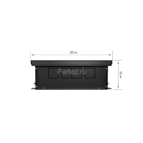 Конвектор внутрипольный Royal Thermo ATRIUM-110/300/1400-DG-U-AU