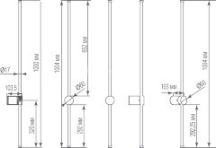 Настенный светильник Donolux DL20654WW8Copper Brass