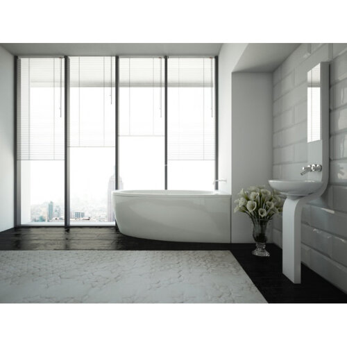 Ванна акриловая AZARIO KAPRIS асимметричная 150*90 см правая (AV0001150)