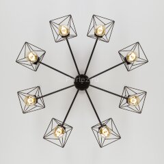 Потолочная люстра Eurosvet 70107/8 черный